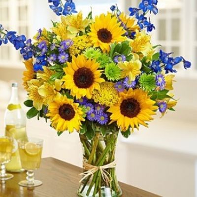 <div class="summary entry-summary">
<div class="woocommerce-product-details__short-description">
Send some sunshine with this bouquet full of fresh sunflowers, delphinium, alstroemeria, yarrow, monte casino and more!
</div>
</div>
